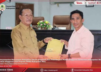 WABUP NIAS SAMPAIKAN NOTA PENGANTAR RANCANGAN KUA DAN PPAS TAHUN ANGGARAN 2025