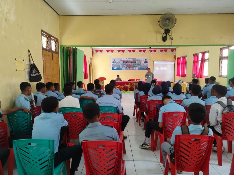 Stasiun Bakamla Tual : Gelar Sosialisasi K3 di SMKN 1 Tual