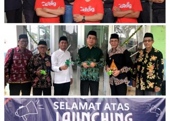 CERmart (Cerdig Minimarket) unit ekosistem dari CERdig (Cerdas Digital) Launching di SMP Muhammadiyah 44 Pamulang Tangsel