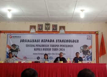 Bawaslu Kab. Nias Lakukan Sosialisasi Tentang Tahapan Pengawasan Pencalonan Kepala Daerah