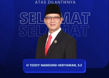 Selamat kepada Bapak Teddy Nandung atas dilantiknya sebagai Anggota Dewan Masa Bhakti 2024-2029