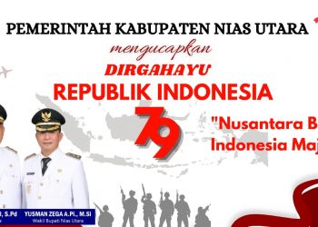 Pemerintah Kabupaten Nias Utara Mengucapkan Selamat Dirgahayu Republik Indonesia Ke-79 Tahun 2024