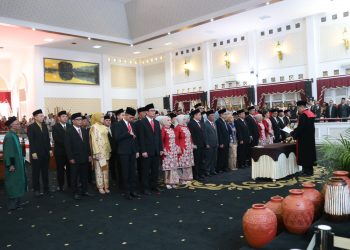 Pengambilan Sumpah Janji Anggota DPRD Kabupaten Purwakarta Periode 2024-2029, Lancar dan Khidmat