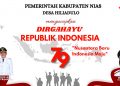Pemerintah Desa Hiliadulo  Mengucapkan  Selamat Dirgahayu Republik Indonesia Ke-79 Tahun 2024