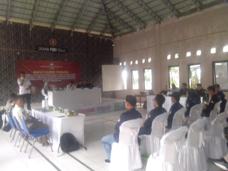 Rapat Pleno Terbuka : DPHP Tingkat Kecamatan Tenjo Tahun 2024