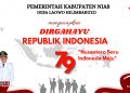Pemerintah Desa Laowo Hilimbaruzo  Mengucapkan  Selamat Dirgahayu Republik Indonesia Ke-79 Tahun 2024