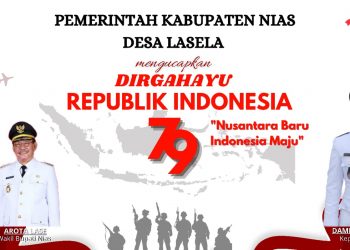 Pemerintah Desa Lasela Mengucapkan  Selamat Dirgahayu Republik Indonesia Ke-79 Tahun 2024