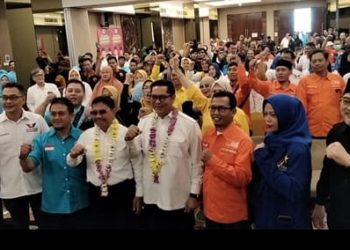 Koalisi Non Parlemen Persatu Mendeklarasikan Dukungan Terhadap Sachrudin-Maryono Hasan Dipilwalkot Tangerang