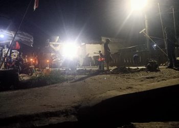 Proyek Betonisasi Kampung Jeungjing Kabupaten Tangerang Disambut Antusias Warga