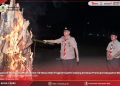 UPACARA PEMBAKARAN API UNGGUN HUT PRAMUKA KE-63 TAHUN 2024 DI KABUPATEN NIAS