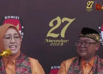 Hj. Anne Ratna Mustika dan H. Budi Hermawan Daftar ke KPU, Warnai Purwakarta