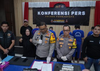 Polres Purwakarta Ringkus Lima Pelaku Perampasan Motor Di Jalan
