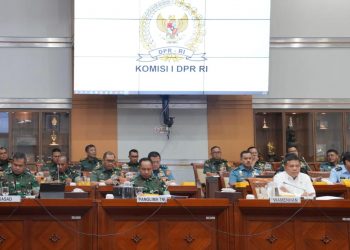 Panglima TNI dan Wamenhan RI : Hadiri Rapat Kerja Bersama Komisi I DPR RI Bahas RKA Tahun 2025