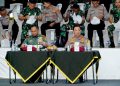 Panglima TNI dan Kapolri : Makan Siang Bersama Personel Pengamanan ISF 2024