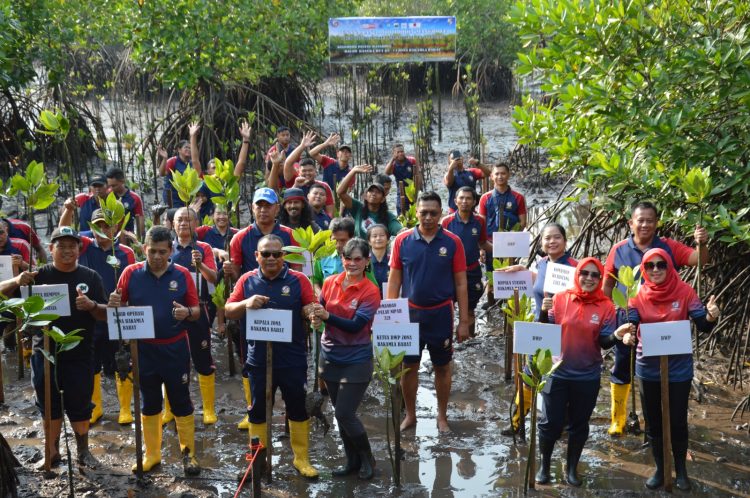 Bakamla RI Tanam : 39.000 Bibit Mangrove di Batam