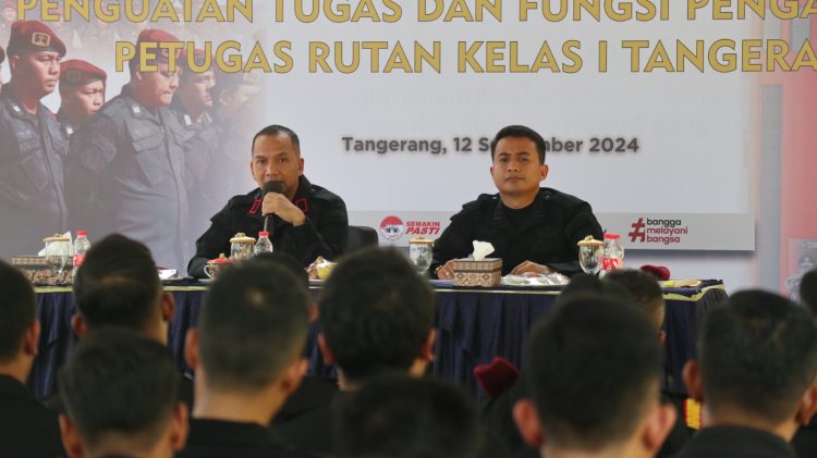 Tingkatkan Profesionalisme : Rutan Tangerang gelar Penguatan Tugas dan Fungsi Pengamanan