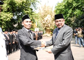 Penjabat Bupati Purwakarta Kukuhkan Perpanjangan Masa Jabatan Ratusan Kades dan BPD