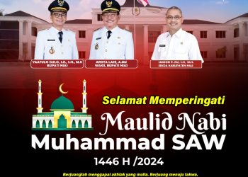 Pemerintah Kabupaten Nias Mengucapkan  Selamat Memperingati Maulid Nabi Muhammad SAW 1446 H/2024