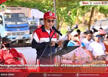 PERINGATAN HARI OLAHRAGA NASIONAL (HAORNAS) KE-41 DI KABUPATEN NIAS TAHUN 2024