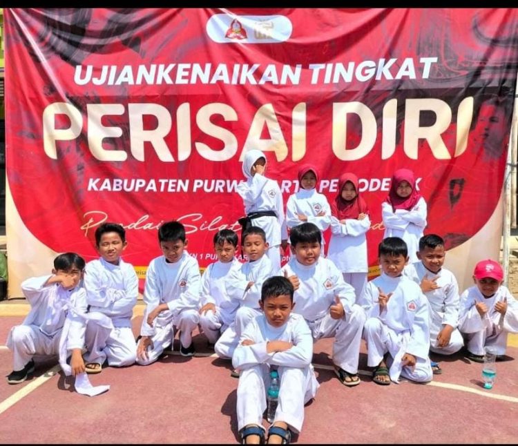Sebanyak 15 Peserta UKT Perisai Diri SDN 2 Nagri Tengah Sukses Mengikuti Ujian