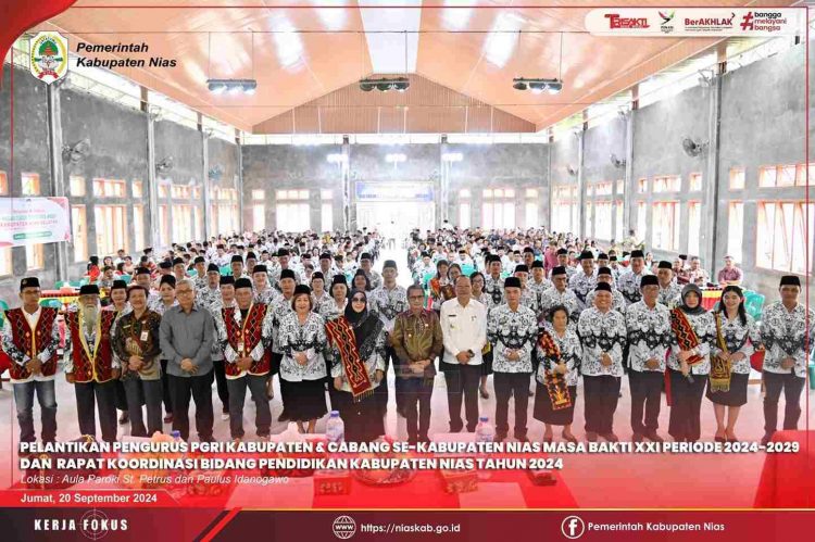 BUPATI NIAS HADIRI RAKOR BIDANG PENDIDIKAN KABUPATEN NIAS TAHUN 2024