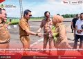Pjs. Bupati Nias, Ir. Yuliani Siregar Tiba di Bandara Binaka Gunungsitoli