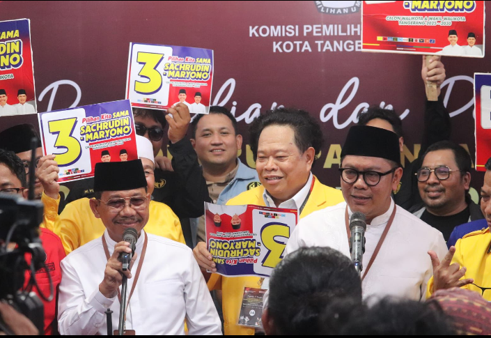 Nomor Urut 3 Sachrudin-Maryono Jadi Simbol Kekuatan Sabet Kemenangan di Pilwalkot Tangerang