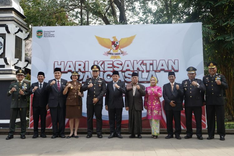 AKBP Lilik Ardiansyah Ikuti Upacara Kesaktian Pancasila Di Pemkab Purwakarta