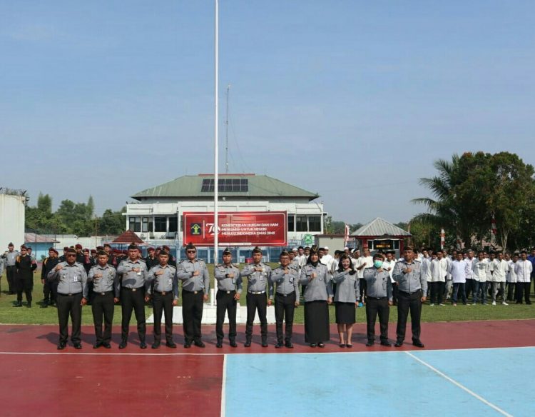 Pancasila Sakti! Rutan Kelas I Tangerang : Laksanakan Upacara Hari Kesaktian Pancasila