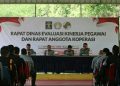 Rutan Kelas I Tangerang : Gelar Rapat Dinas Evaluasi Kinerja Pegawai dan Rapat Anggota Koperasi