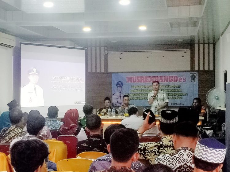 Desa Singabangsa Tenjo Bogor Gelar Musrenbangdes 2024