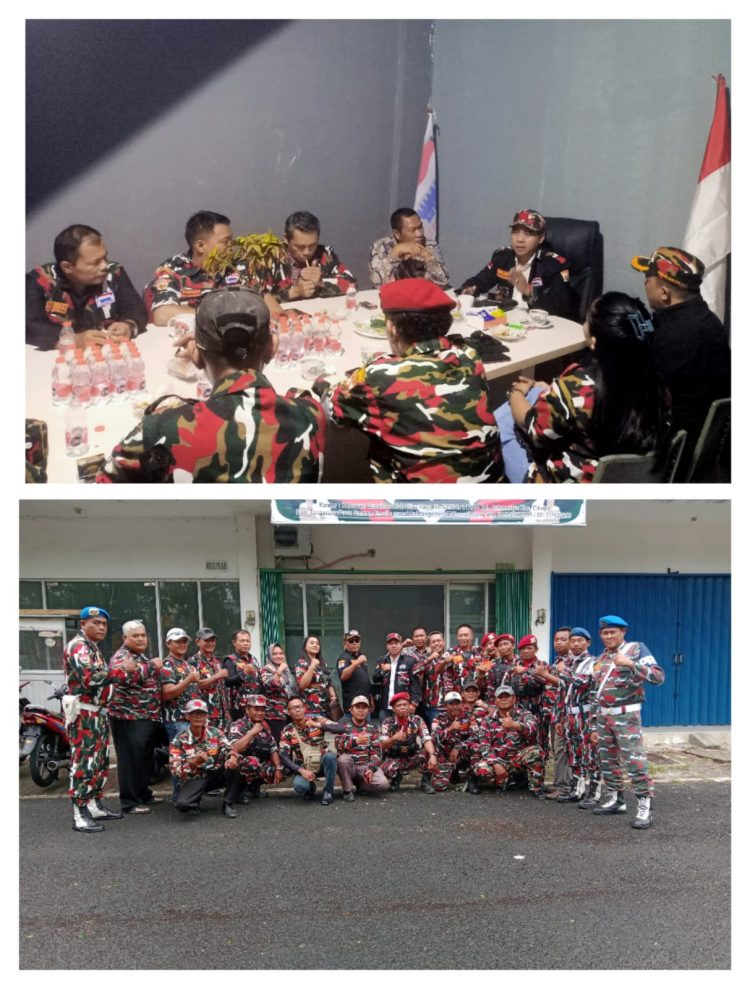 Marcab Kabupaten Tangerang Terima Kunjungan Kamada Banten Terkait Persiapan HUT Laskar Merah Putih ke-24