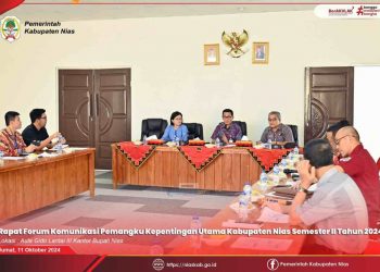 Rapat forum komunikasi pemangku kepentingan utama Kab. Nias