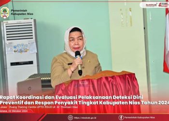 Pjs Bupati Nias Harapkan Dinkes Lakukan Upaya Dalam Meningktakan Kesehatan Terpadu