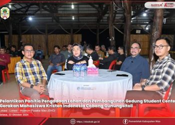 Pjs Bupati Nias Hadiri Pelantikan Panitia Pengadaan Lahan dan Pembangunan Gedung Student Center