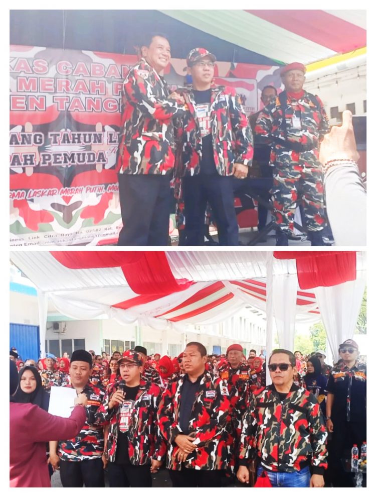 Laskar Merah Putih Kabupaten Tangerang Dibawah Komando Tommy Sugiyanto SH MM ” Siap Dukung Penuh Paslon 02 Maesyal Rasyid & Intan Nurul Hikmah