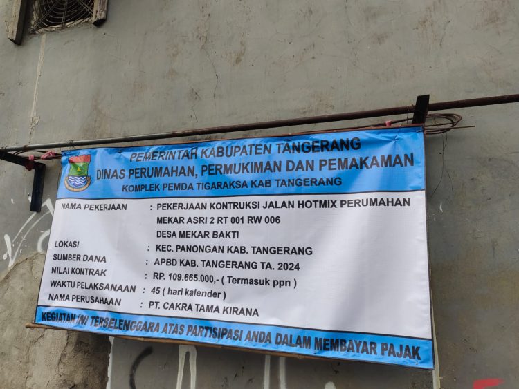 Proyek Hotmix Diduga Digelar Tipis, LSM JPK Laporkan PT. Cakra Tama Kirana ke Inspektorat