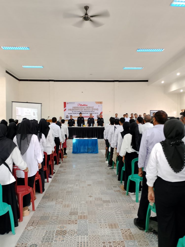 Sukses Digelar, Pelantikan dan Bimtek PTPS se-Kecamatan Purwakarta dengan 267 Peserta Berjalan Lancar
