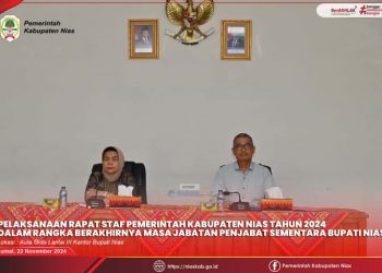 Masa Jabatan Pjs Bupati Berakhir, Pemkab Nias Adakan Rapat Staf