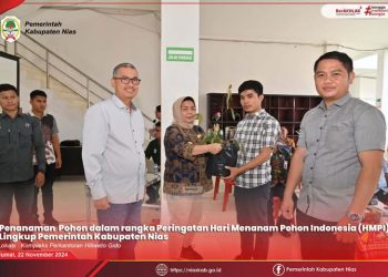 Pemkab Nias Gelar Peringatan Hari Menanam Pohon Indonesia