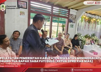 Pemkab Nias Melayat Atas Meninggalnya Orang Tua Ketua DPRD Kab. Nias