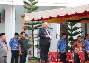 Wali Kota Gunungsitoli Pimpin Upacara Peringatan HUT KORPRI Ke-53 Tahun 2024