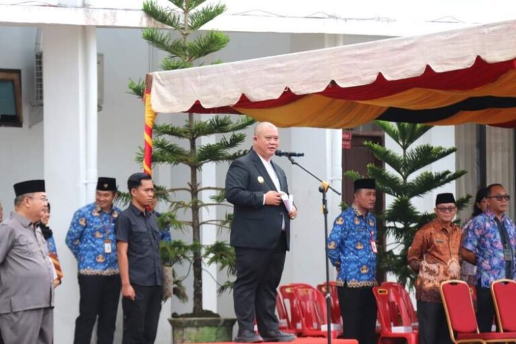Wali Kota Gunungsitoli Pimpin Upacara Peringatan HUT KORPRI Ke-53 Tahun 2024