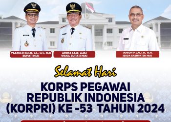 Pemerintah Kabupaten Nias Mengucapkan Selamat Hari Korpri Ke-53 Tahun 2024