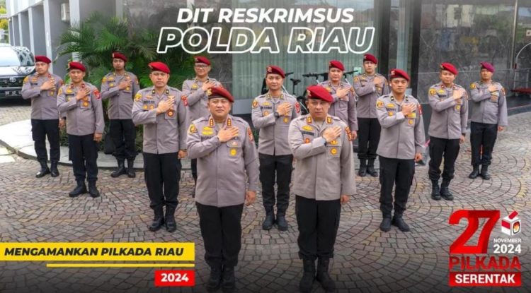 Polda Riau Sukses Amankan Pilkada Serentak 2024, Dirkrimsus Apresiasi Kinerja Jajaran