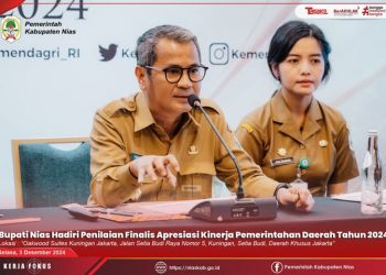 BUPATI NIAS JADI FINALIS APRESIASI KINERJA PEMERINTAH DAERAH