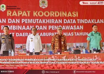 Pemkab Nias Lakukan Rakor Pengawasan Pemutakhiran Data Tindak Lanjut Hasil Pembinaan Dan Pengawasan