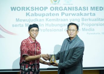 Sekretariat DPRD Purwakarta Menyelenggarakan Workshop Menyertakan Ratusan Wartawan dengan Narsum Dewan Pers Nasional