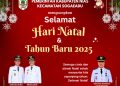 Pemerintah Kec. Sogaeadu Mengucapkan Selamat Hari Natal & Tahun Baru