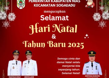 Pemerintah Kec. Sogaeadu Mengucapkan Selamat Hari Natal & Tahun Baru